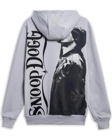 AREA ZERO HOODIE SNOOP DOGG RAPPER GRIGIO GRIS