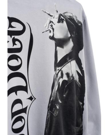 AREA ZERO HOODIE SNOOP DOGG RAPPER GRIGIO GRIS