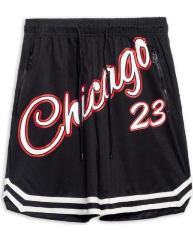 BERMUDA SPORTIVA AREA ZERO CHICAGO 23 NERA NEGRO
