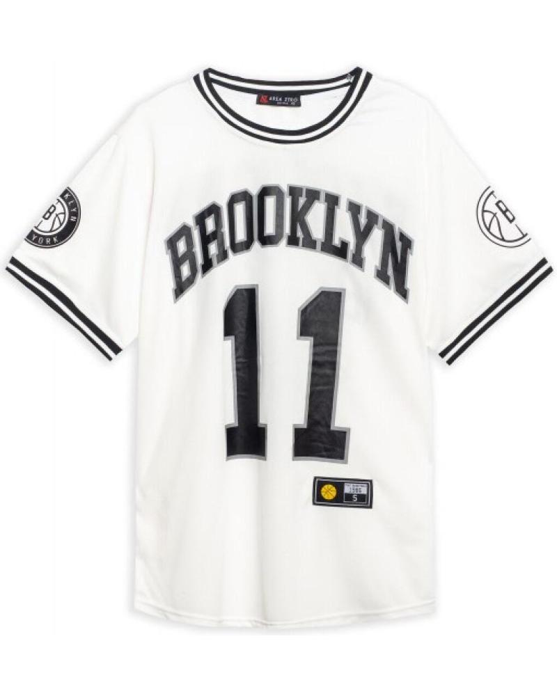 T-SHIRT SPORTIVA AREA ZERO BROOKLYN 11 BIANCA BLANCO