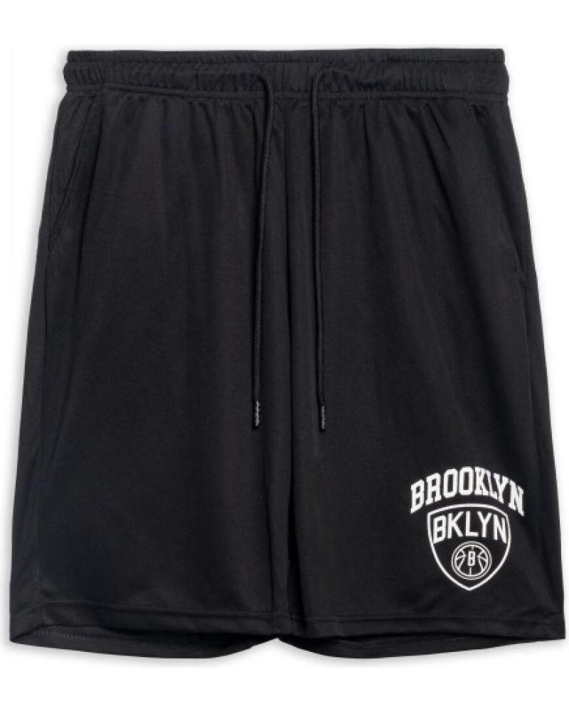 BERMUDA SPORTIVI AREA ZERO BROOKLYN NERI NEGRO