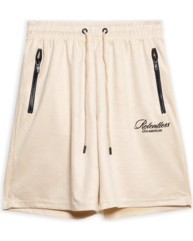 SHORT OVERSIZE AREA ZERO RELENTLESS BEIGE BEIGE