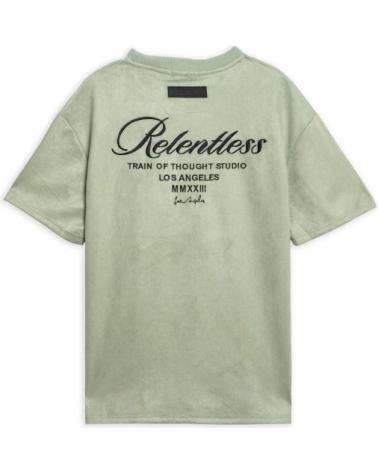 T-SHIRT OVERSIZE RELENTLESS VERT AREA ZERO VERDE