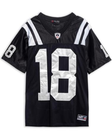 AREA ZERO MAILLOT NFL MANNING NOIR #18 NEGRO