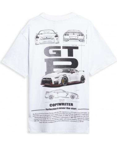 T-SHIRT OVERSIZE AREA ZERO GTR COPYWRITER BLANC BLANCO
