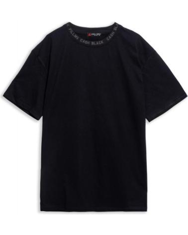 T-SHIRT OVERSIZE AREA ZERO FILL ME CASH NOIR NEGRO