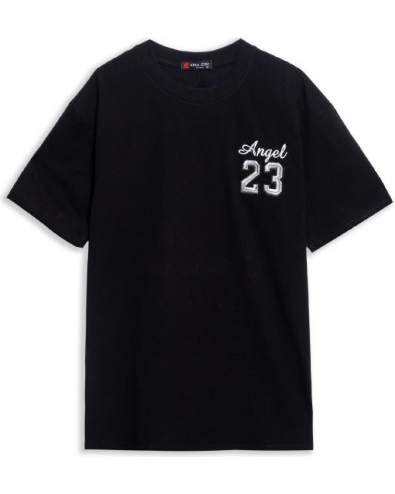 T-SHIRT OVERSIZE NOIR AREA ZERO ONESELF NEGRO