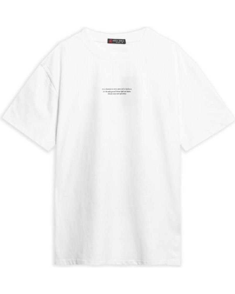 T-SHIRT OVERSIZE BLANC AREA ZERO TIMELESS BEAR BLANCO