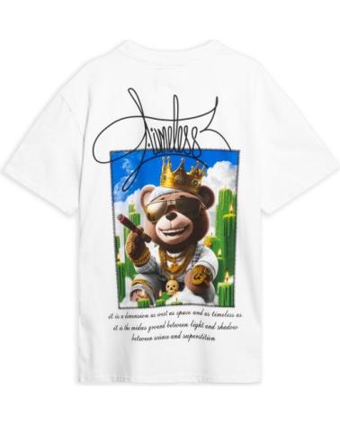 T-SHIRT OVERSIZE BLANC AREA ZERO TIMELESS BEAR BLANCO