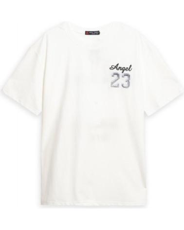 T-SHIRT OVERSIZE AREA ZERO LOS ANGELES BLANC BLANCO