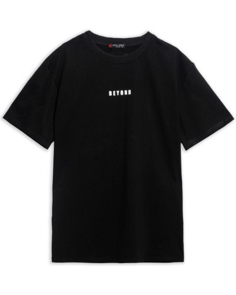 T-SHIRT OVERSIZE AREA ZERO BEYOND RINGS NOIR NEGRO