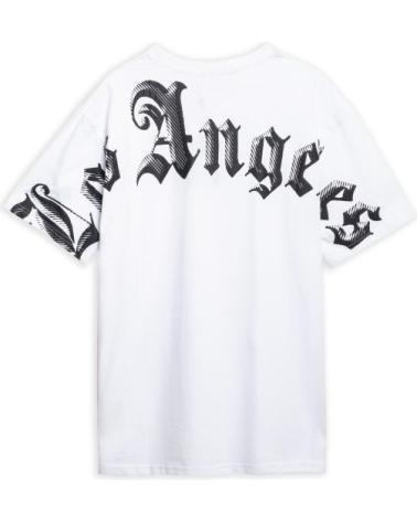 AREA ZERO CAMISETA BLANCA LOS ANGELES BACK LOGO OVERSIZED TEE BLANCO