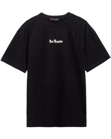 AREA ZERO CAMISETA NEGRA LOS ANGELES BACK LOGO OVERSIZED TEE NEGRO