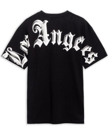 AREA ZERO CAMISETA NEGRA LOS ANGELES BACK LOGO OVERSIZED TEE NEGRO
