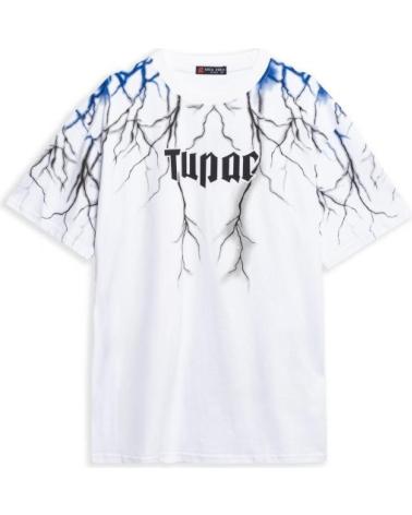 AREA ZERO CAMISETA BLANCA TUPAC WINGS OVERSIZED TEE BLANCO