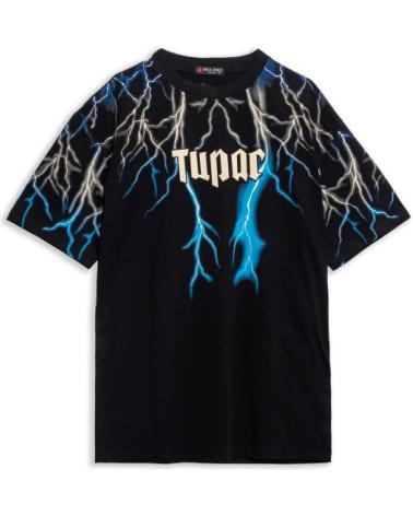 AREA ZERO CAMISETA NEGRA TUPAC WINGS OVERSIZED TEE NEGRO