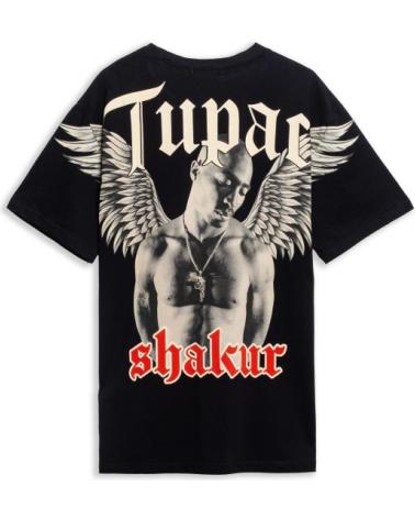 AREA ZERO CAMISETA NEGRA SHAKUR WINGS OVERSIZED TEE NEGRO