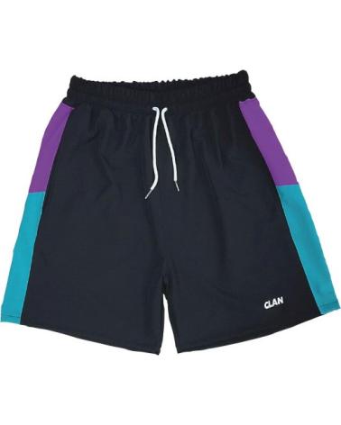 CLAN BERMUDA NEGRA RESPECT THE POLY SHORT NEGRO
