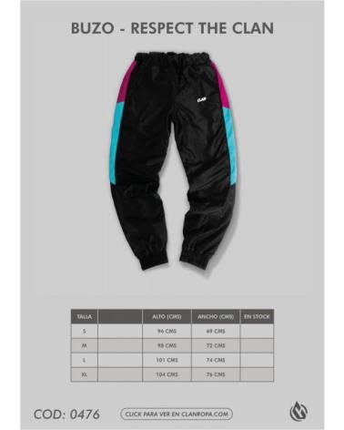 PANTALON DE JOGGING CLAN RESPECT THE NOIR NEGRO