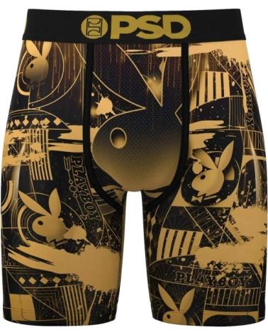 BOXER AJUSTÉ PSD PLAYBOY PB DECO LONGUEUR STANDARD NEGRO