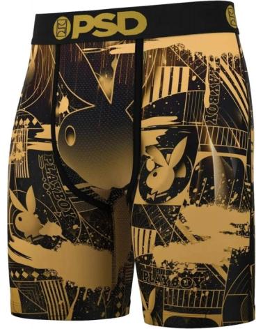 BOXER AJUSTÉ PSD PLAYBOY PB DECO LONGUEUR STANDARD NEGRO