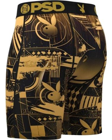 BOXER AJUSTÉ PSD PLAYBOY PB DECO LONGUEUR STANDARD NEGRO