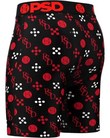 BOXER AJUSTÉ PSD BOCA EMBLEMS LUX ROUGE NOIR NEGRO