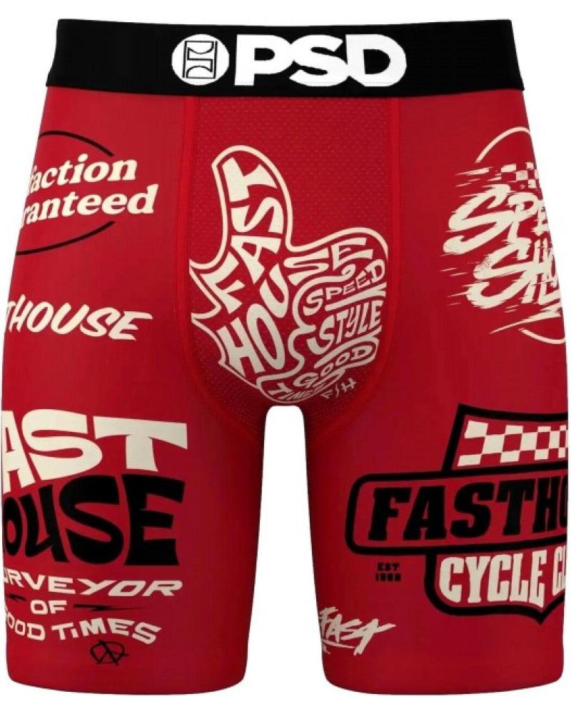 PSD FASTHOUSE BOUND STANDARD LENGTH BRIEF BOXER ROT ROJO