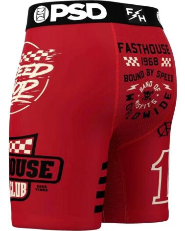 PSD FASTHOUSE BOUND STANDARD LENGTH BRIEF BOXER ROT ROJO
