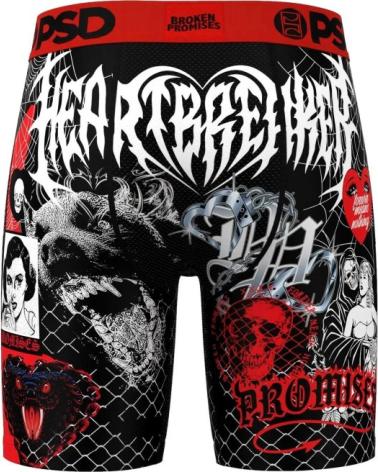 PSD BROKEN PROMISES STANDARDLÄNGE BOXER-SHORTS SCHWARZ NEGRO