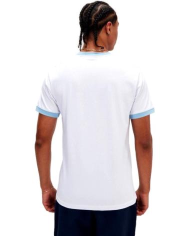 ELLESSE MEDUNO T-SHIRT - WEISS HIMMELBLAU BLANCO