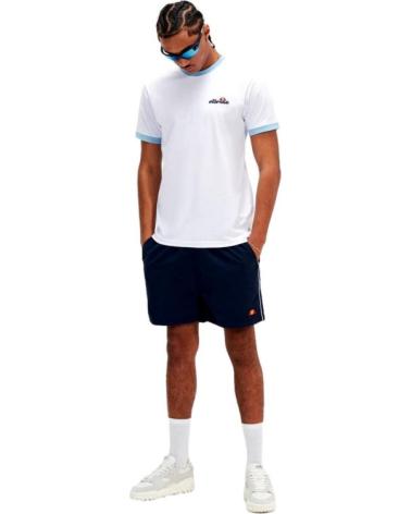 ELLESSE MEDUNO T-SHIRT - WEISS HIMMELBLAU BLANCO