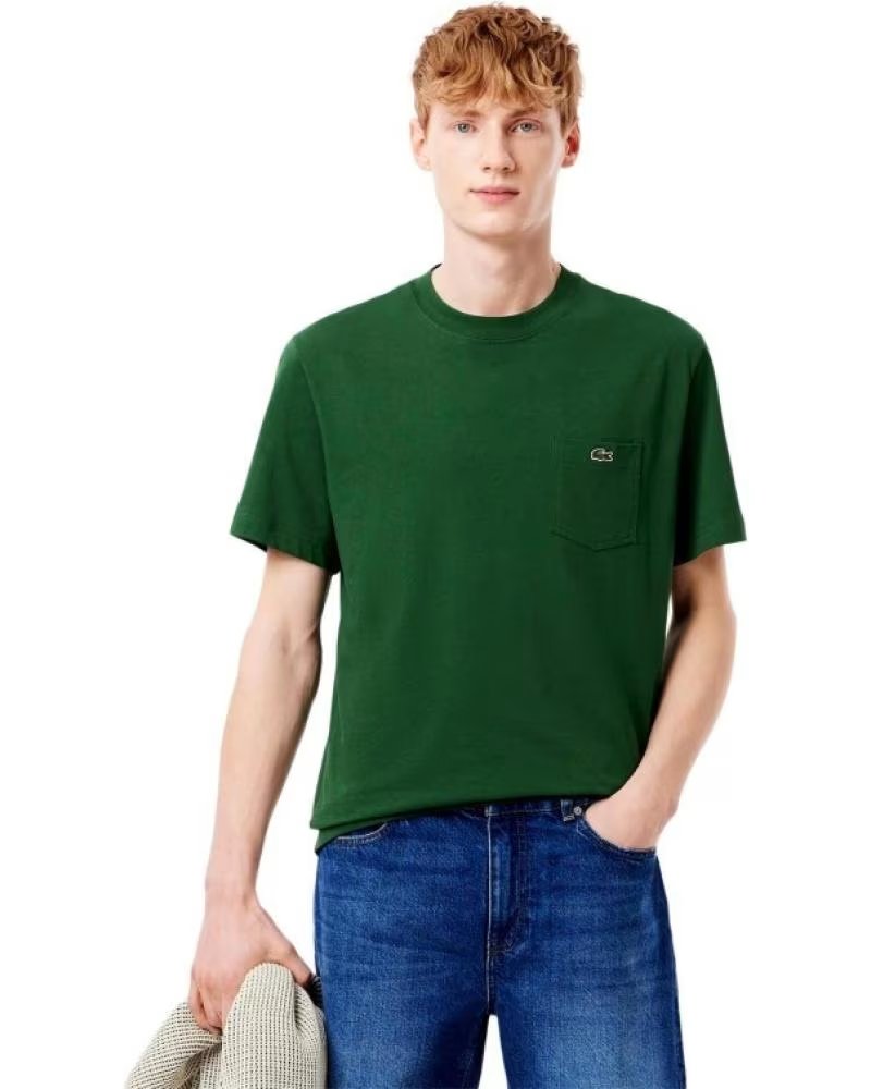 LACOSTE CAMISETA DE MANGA CORTA EN PARA HOMBRE VERDE