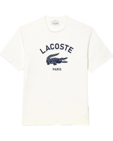 LACOSTE CAMISETA DE MANGA CORTA EN PARA UNISEX BLANCO