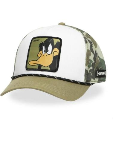 CAPSLAB TRUCKER CAP DAFFY DUCK CAMOUFLAGE LOO11 CAM GRÜNLICH VERDOSO