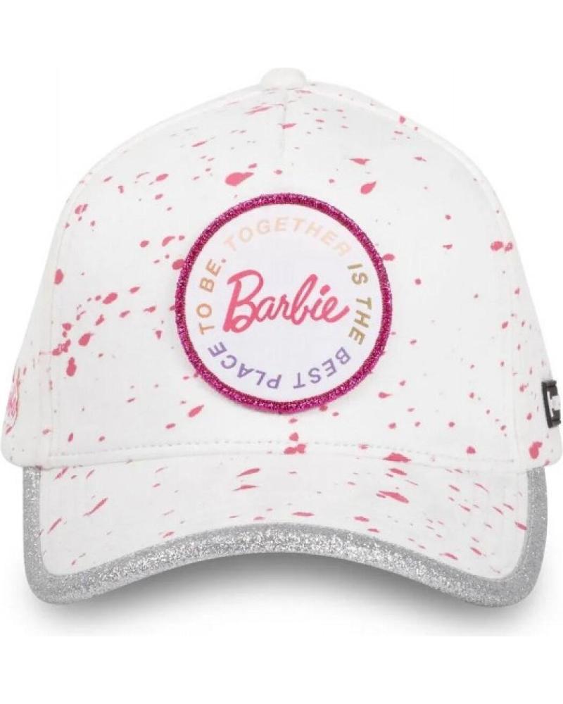 CASQUETTE CAPSLAB BARBIE BAR2 PAINTED BLANCHE BLANCO