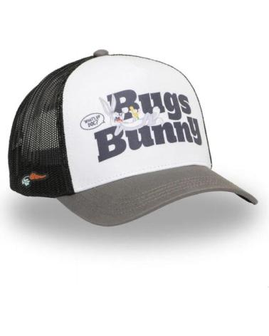 CAPPELLINO TRUCKER CAPSLAB BUGS BUNNY 'WHA' BIANCO, NERO E GRIGIO BLANCO