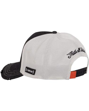 CAPPELLINO TRUCKER CAPSLAB BUGS BUNNY 'MANO' NERO, BIANCO E ARANCIONE NEGRO