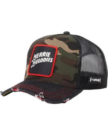 CAPPELLINO TRUCKER CAPSLAB MERRY MELODIES FOL CAMOUFLAGE VERDE VERDOSO