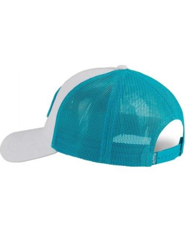 CAPPELLINO TRUCKER VON DUTCH FLUO03 BIANCO E BLU TURCHESE BLANCO