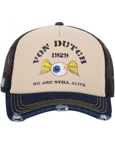 CAPPELLINO TRUCKER DENIM VON DUTCH CREW20 EFFETTO BAGNATO MOJADO
