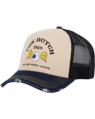 CAPPELLINO TRUCKER DENIM VON DUTCH CREW20 EFFETTO BAGNATO MOJADO