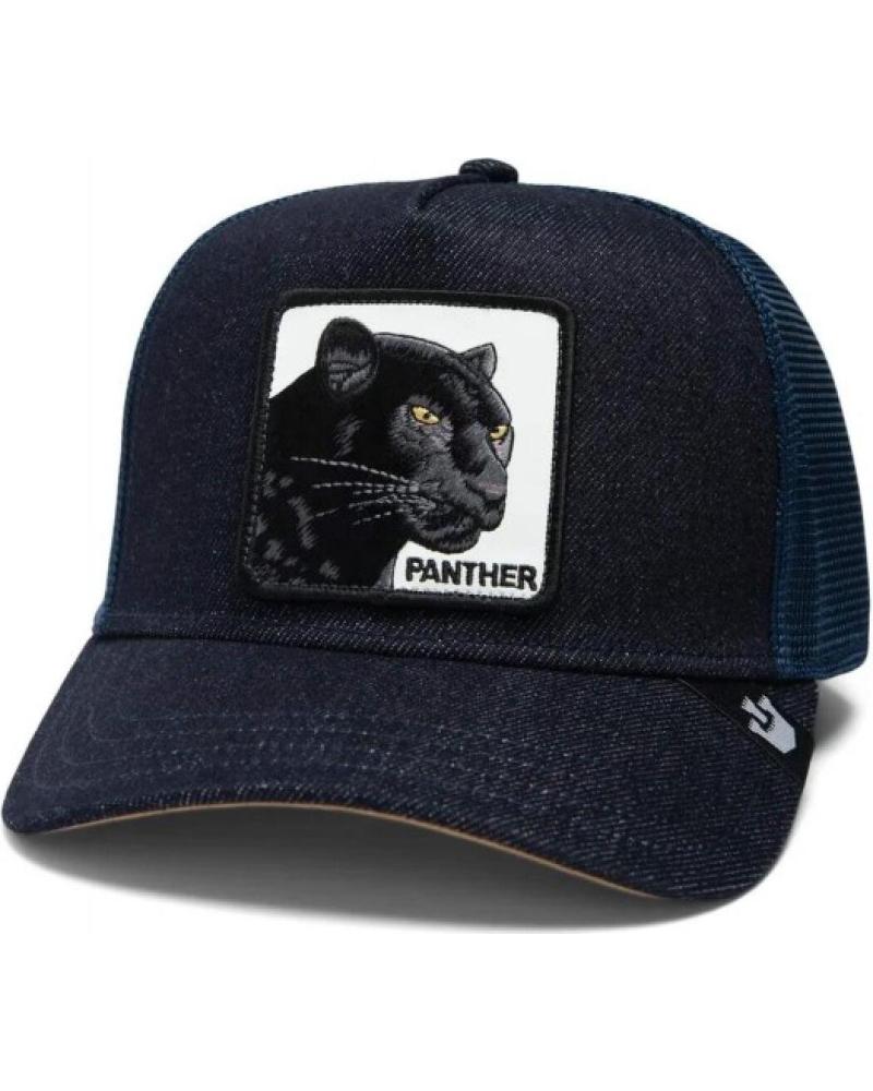 CAPPELLINO TRUCKER GOORIN BROS THE PANTHER BLU SCURO MOJADO