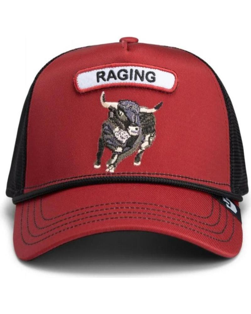 BERRETTO TRUCKER GOORIN BROS GB2 RAGING BULL ROSSO CON PATCH TORO ROJO