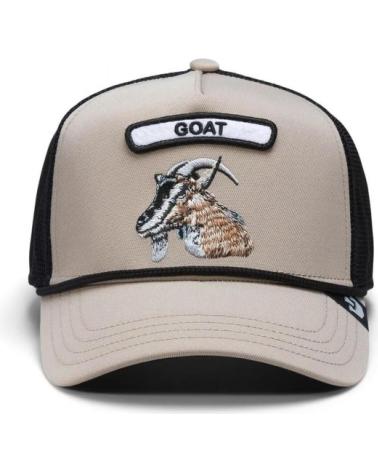 BONÉ TRUCKER GOORIN BROS THE GOAT CABRA BEGE GB2 BEIGE