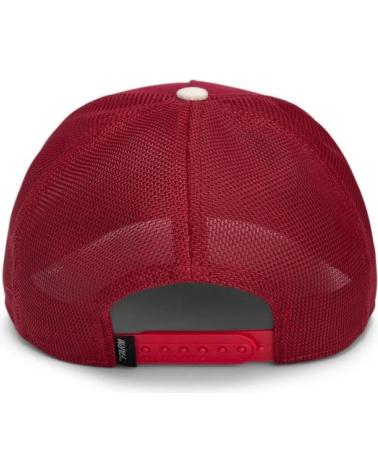 GOORIN BROS BERRETTO TRUCKER 'THE SUEDE BULL' ROSSO UNISEX ROJO