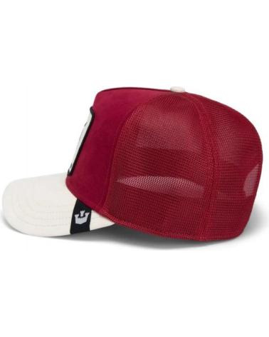 GOORIN BROS BERRETTO TRUCKER 'THE SUEDE BULL' ROSSO UNISEX ROJO
