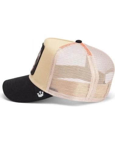 CAPPELLINO TRUCKER GOORIN BROS THE SLICK SEAL BEIGE CON PATCH LEONE MARINO BEIGE