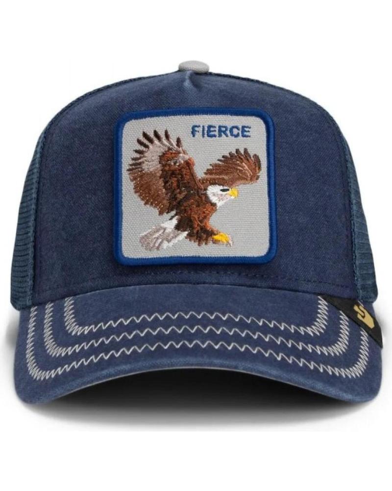 CAPPELLINO TRUCKER GOORIN BROS BIRD OF PREY AQUILA BLU MARINO MARINO
