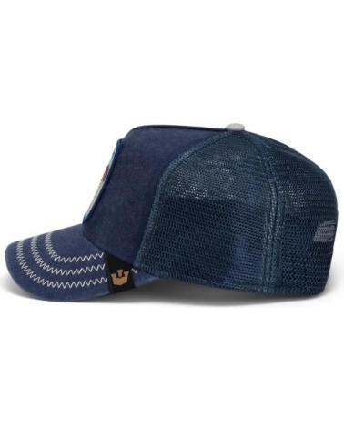CAPPELLINO TRUCKER GOORIN BROS BIRD OF PREY AQUILA BLU MARINO MARINO
